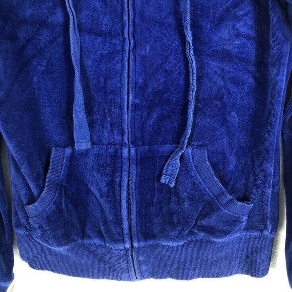 Pink Rose Girls Blue Hoodie LOL Velour Premium Quality Size Small - Picture 13 of 16